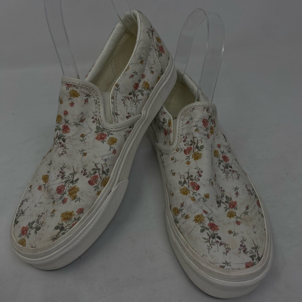 Vans Classic Slip on vintage floral marshmallow women’s - Picture 5 of 14